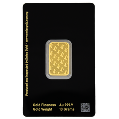 999.9 SwissGold Minted Bar - 10 grams