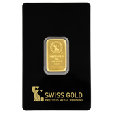 999.9 SwissGold Minted Bar - 10 grams