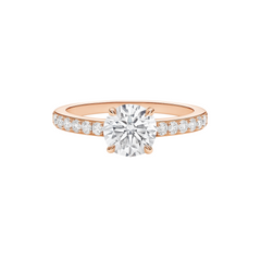 Bijouté Rose Gold Diamond Ring (S)