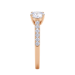Bijouté Rose Gold Diamond Ring (S)