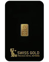 999.9 SwissGold Minted Bar - 1 grams