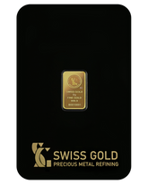 999.9 SwissGold Minted Bar - 2 grams