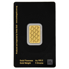 999.9 SwissGold Minted Bar - 5 grams