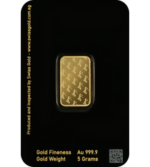999.9 SwissGold Minted Bar - 5 grams