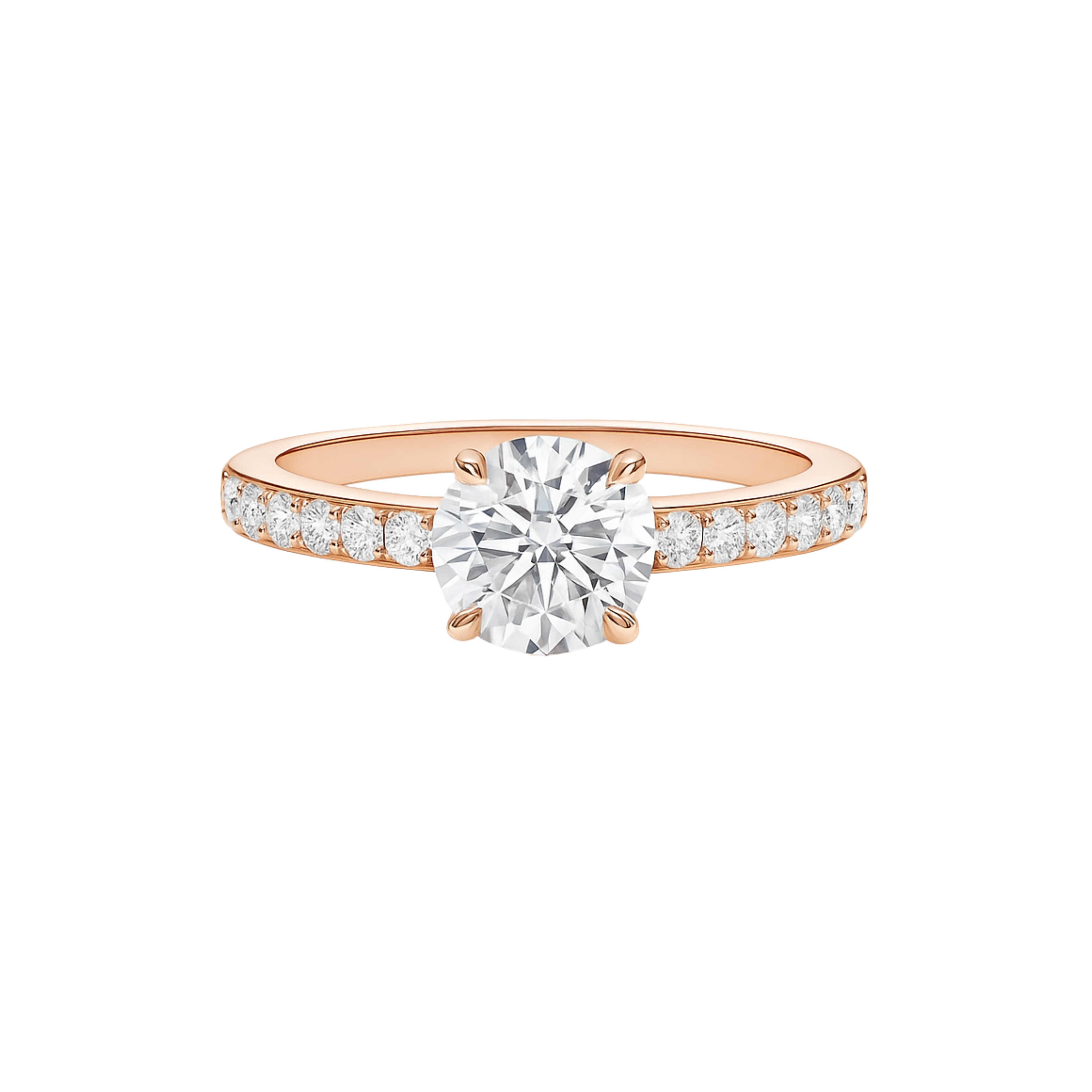 Bijouté Rose Gold Diamond Ring