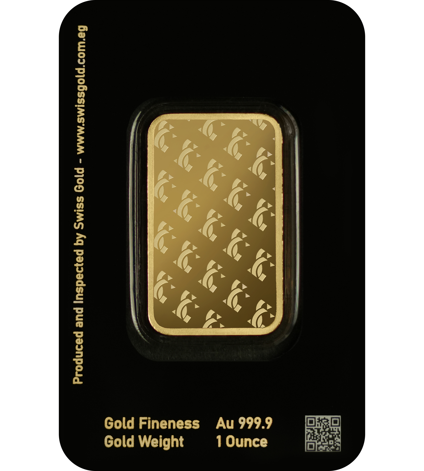 999.9 SwissGold Minted Bar - 1 Ounce