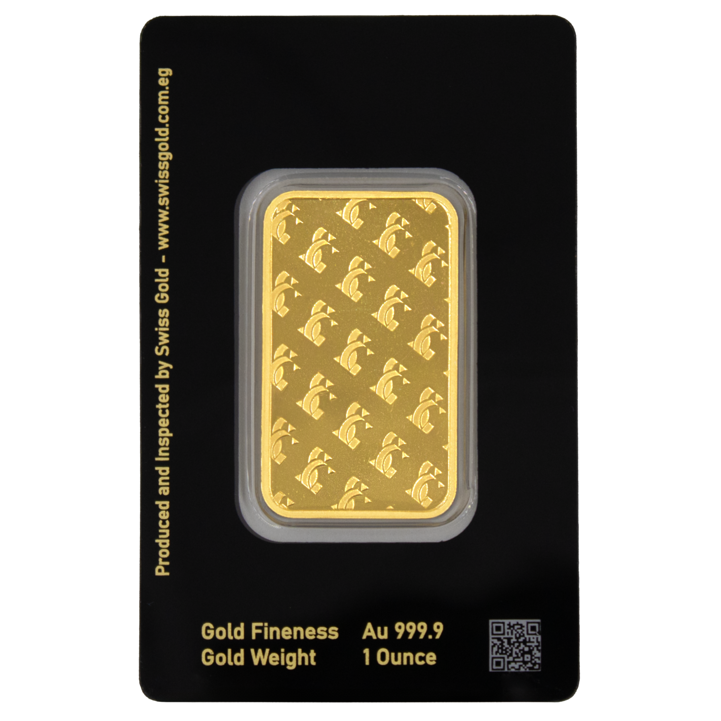 999.9 SwissGold Minted Bar - 1 Ounce