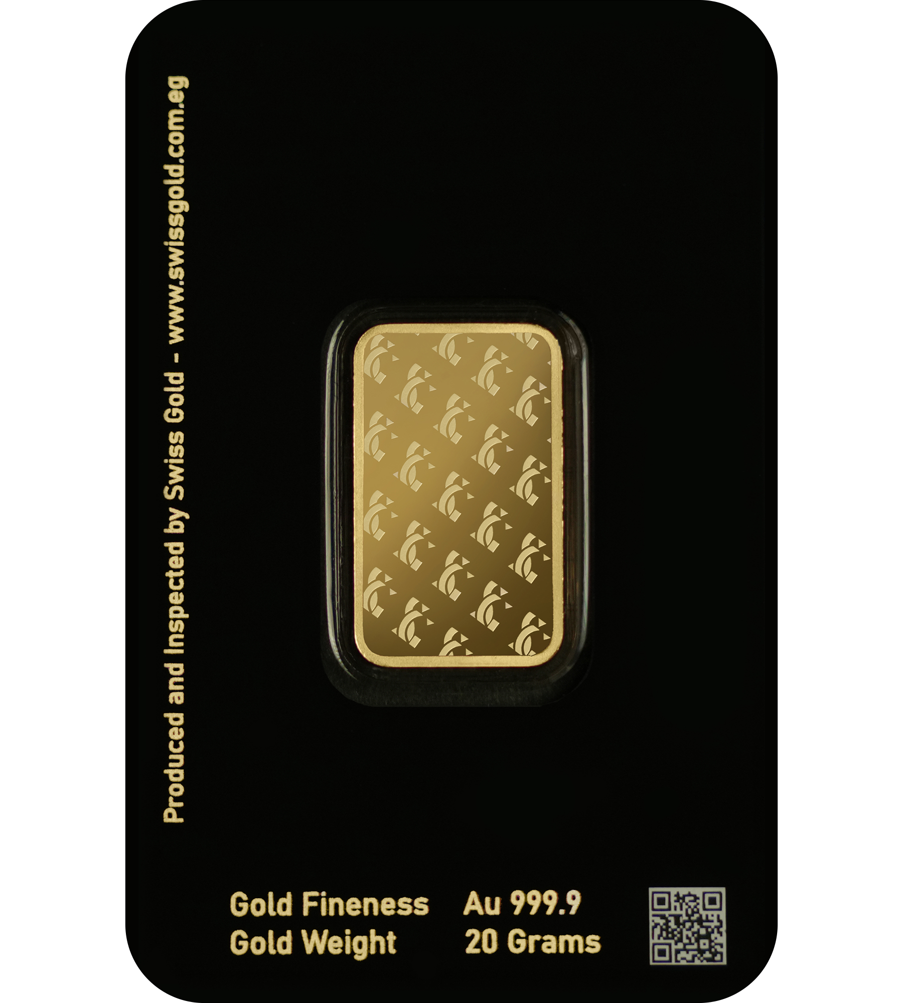 999.9 SwissGold Minted Bar - 20 grams