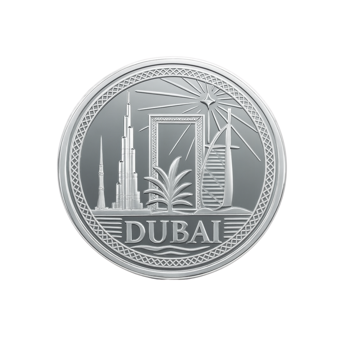 Dubai Silver Coin