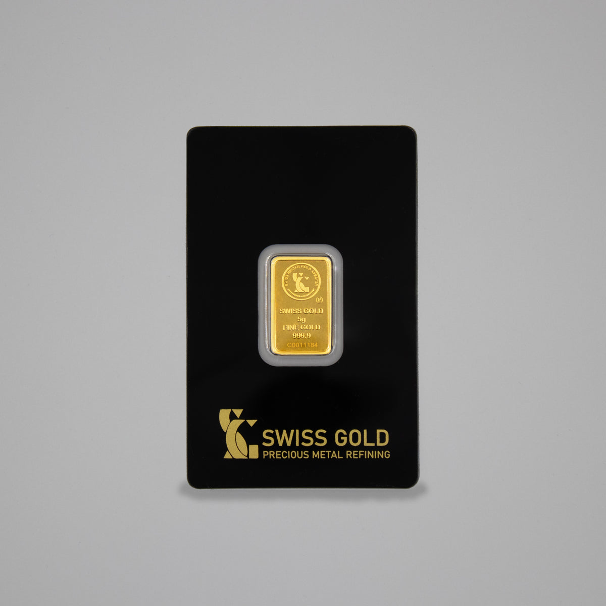 999.9 SwissGold Minted Bar - 5 grams