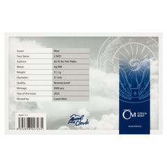 Silver 1 OZ AVIATION COIN ABOVE THE CLOUDS