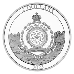 Silver 1 OZ AVIATION COIN ABOVE THE CLOUDS