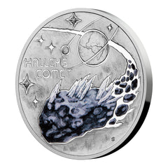 Silver coin The Milky Way - Halley's Comet proof