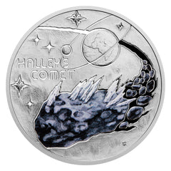 Silver coin The Milky Way - Halley's Comet proof