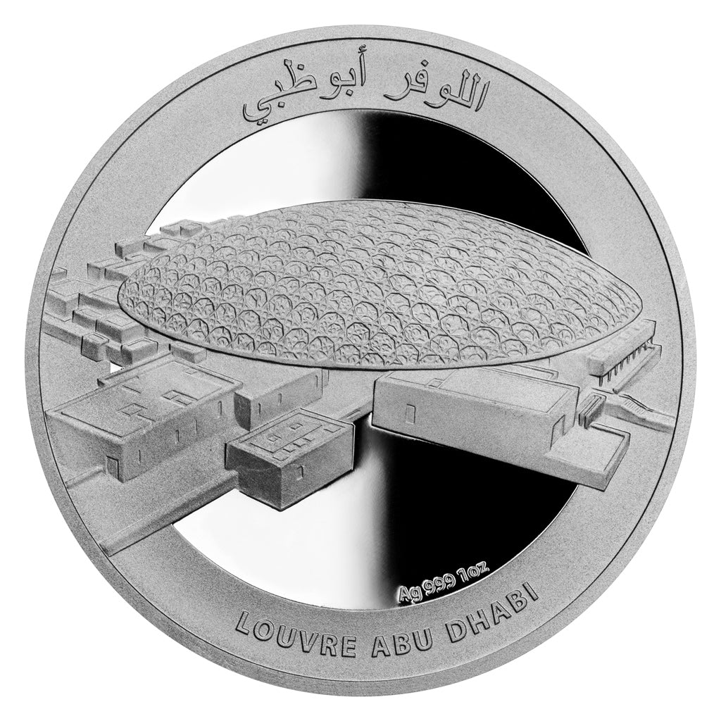 Silver 1 OZ LOUVRE ABU DHABI PROOF