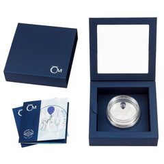 Silver 1 OZ coin Crystal Coin - Hello Baby 2023 proof
