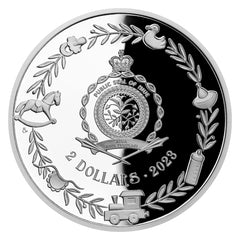 Silver 1 OZ coin Crystal Coin - Hello Baby 2023 proof